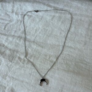 Sliver moon necklace